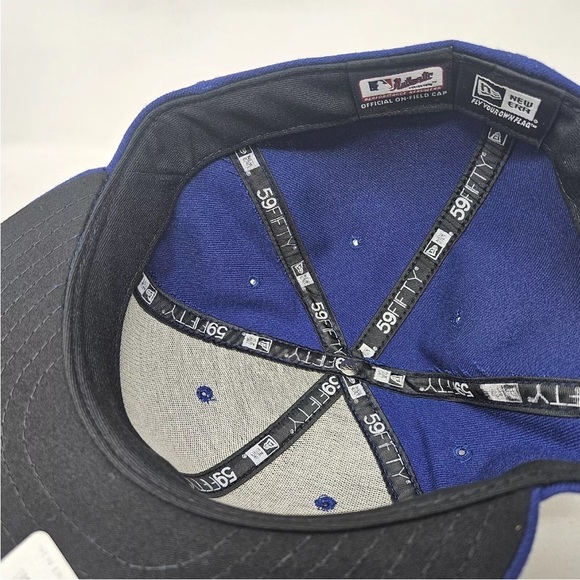 New Era 59FIFTY MLB Chicago Cubs On Field Blue Fitted Cap Size 7 7/8  62.5cm New - Picture 3 of 3